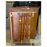 Old oak sellers style kitchen table project parts