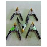 Group of 5 quick clamps 6" long