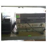 Group of electronics, Sony amplifiers and stereo