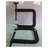 Two Hargrave 8 x 12" "C" Clamps