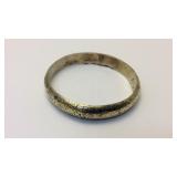 Gold Tone Sterling Silver Bangle Bracelet