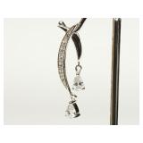 Sterling Silver Cubic Zirconia Pendant