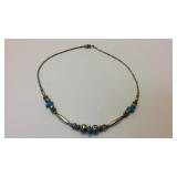Sterling and turquoise necklace