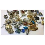 Group of  costume earrings