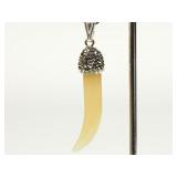 Sterling Silver Agate Pendant