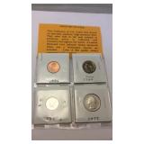 Proof set of coins