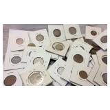 Group of foreign coins