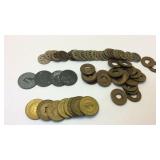 Fare tokens and sale tax tokens