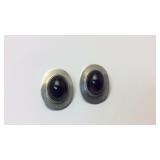 Vintage Texaco Mexico Sterling 925 oval black