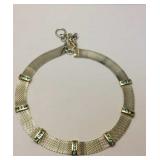 Blue Topaz Sterling Silver with Gold Accents