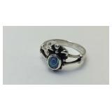 Sterling Silver Abalone Ring Size 5.75