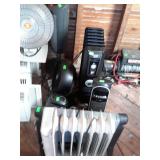 Heater group lot, Nine various types of electric