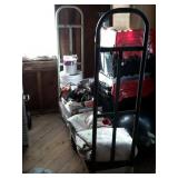 Industrial metal cart, with removable upright