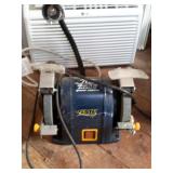 GMC 6" bench grinder with work light, Location