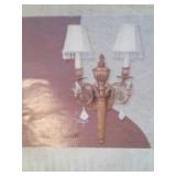 Two Versailles collection wall mount light