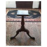 Mahogany tip top table base ( brackets only),