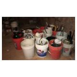 Look here big hardware group lot, 15, five gallon