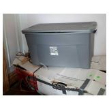 Official Christmas tree + 45 gallon tote with