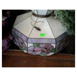 Modern colored glass ceiling light