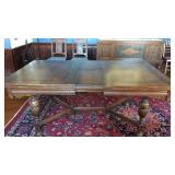 Jacobean Dining Room Suite. Extension table with