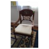 Carriage House accent chair, Painted with