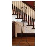 Wrought iron art easel , 5 ft 4 inches, location