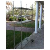 Metro shelving, adjustable shelving with wheels