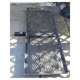 Metal carry-on hitch attachment for back of