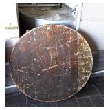 Banquet Table, 36" round real wood top with