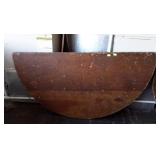 Banquet table, half moon shaped 60 w x 30, h
