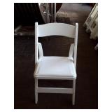 Seventeen Folding chair, White event type with