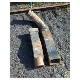 Cast Iron downspouts 2 pieces 24"