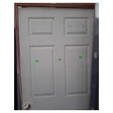Door Lot, two full pane glass storm doors 36"