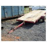 Trailer, single axle tag along utility trailer,
