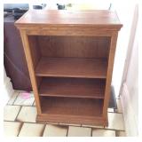 Two Oak finish Bookcases