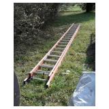 Werner 40ft fiberglass extension ladder