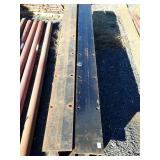 Four steel 7ft long I Beams, 6" x 6"