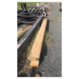 Group of eight 1x8x12ft pine boards