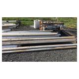 Aluminum tent frames, poles and fittings plus