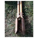 Set of post hole diggers