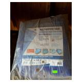 Blue poly tarp 38 x 59 foot still in package
