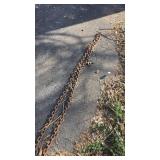 18ft log chain 3/8" with hooks on both ends
