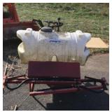 Fimco Sprayer, 3 point hitch with poly tank PTO