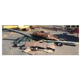 Pile of copper scrap all kinds of pieces in this