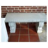 Concrete bench,