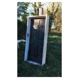 36" entrance door with jam, six panel with