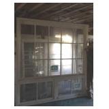 Large Window, two section 2 pane over 15 glass