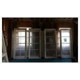 Group lot of windows, four total windows having