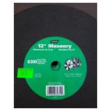 Norton 12 inch masonry blade, 8 total blades all