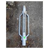 Metal steel fence post driver, Location pool house